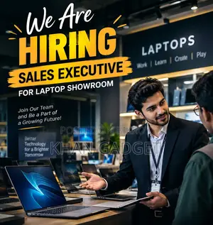 Sales Executive needed for laptop showroom