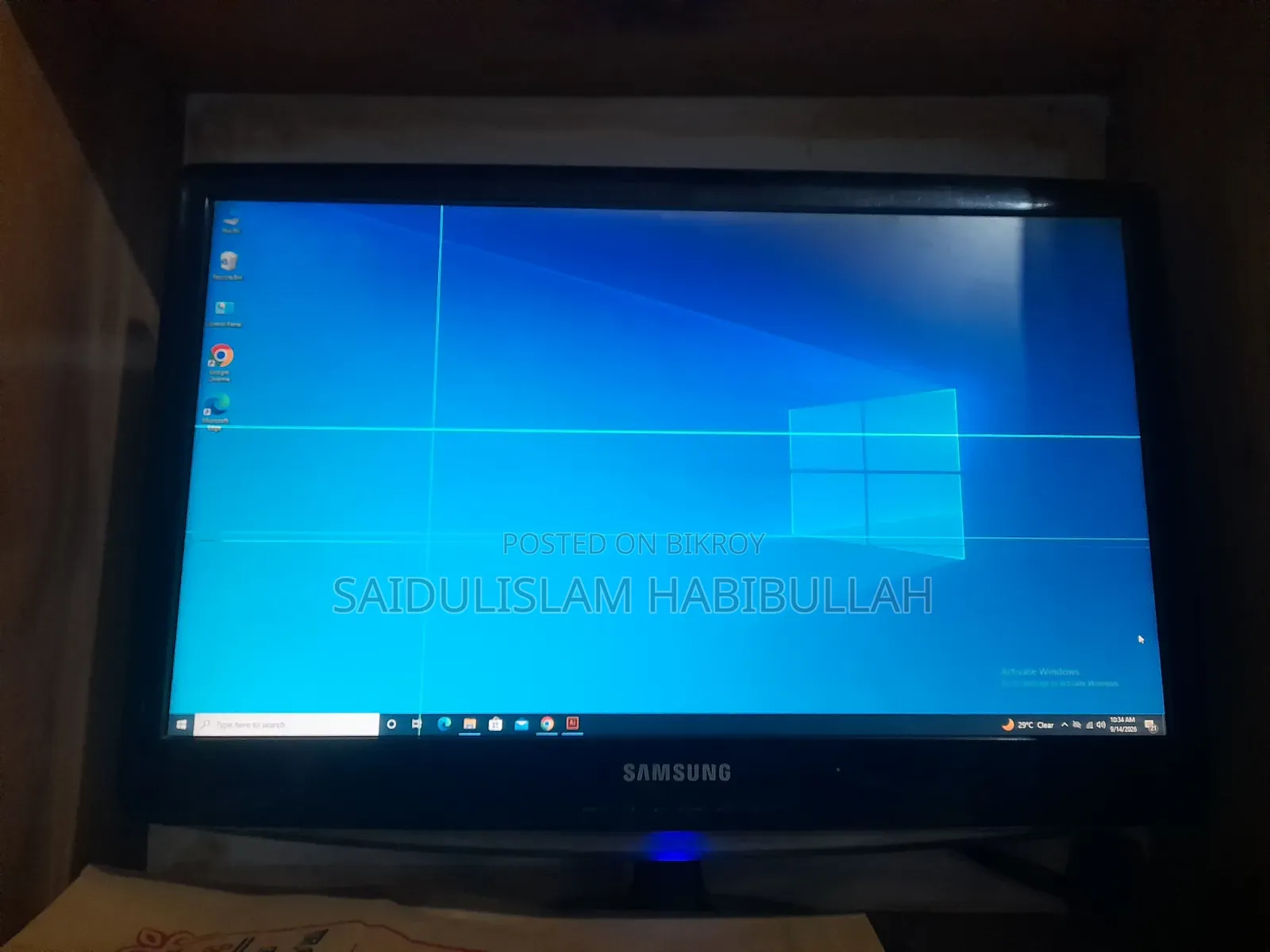 Desktop Computer Samsung 8GB Intel Core 3 HDD+SSD 512GB