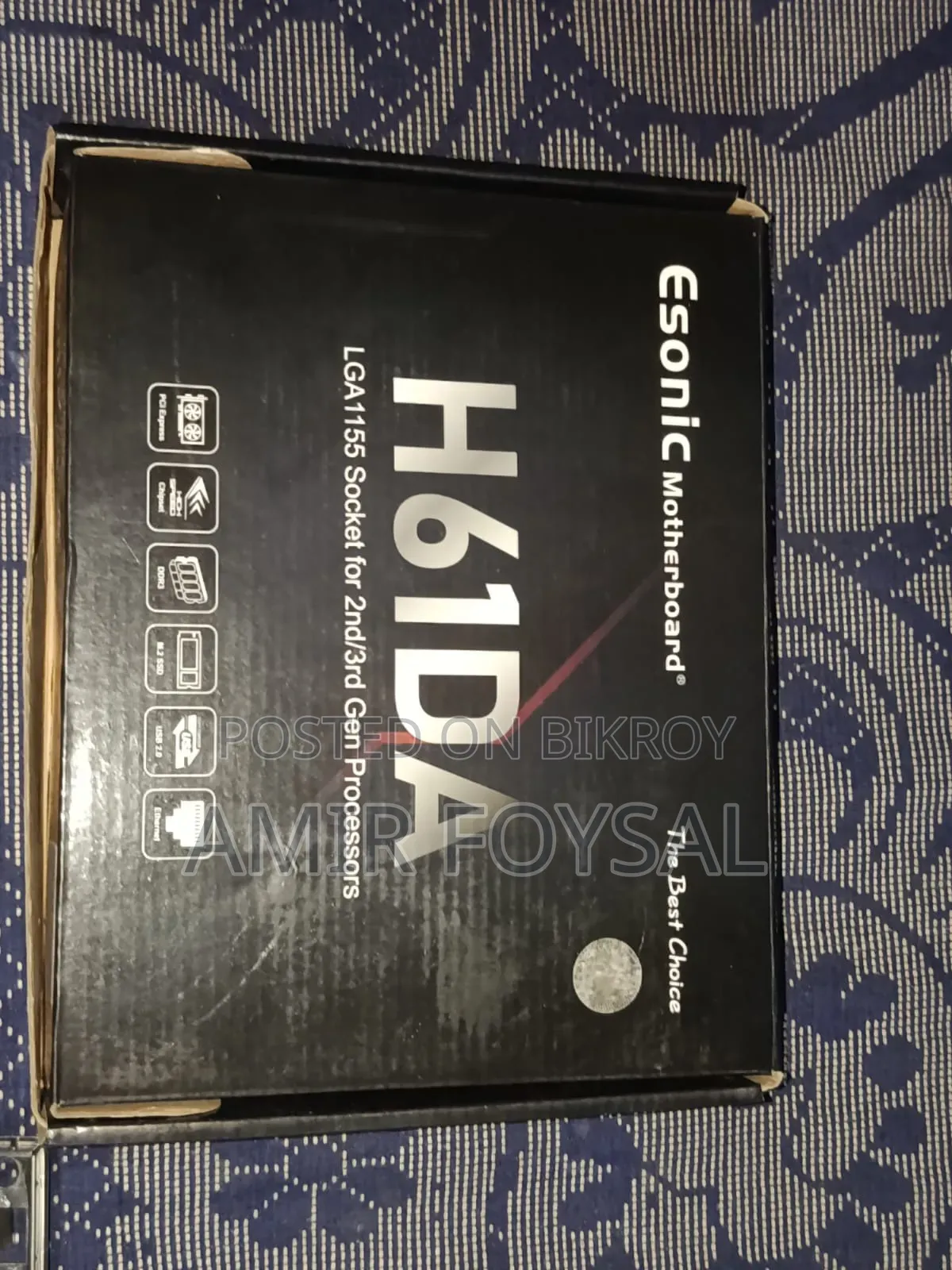 Esonic H61DA+ 3rd Generation CPU + Cooling Fan
