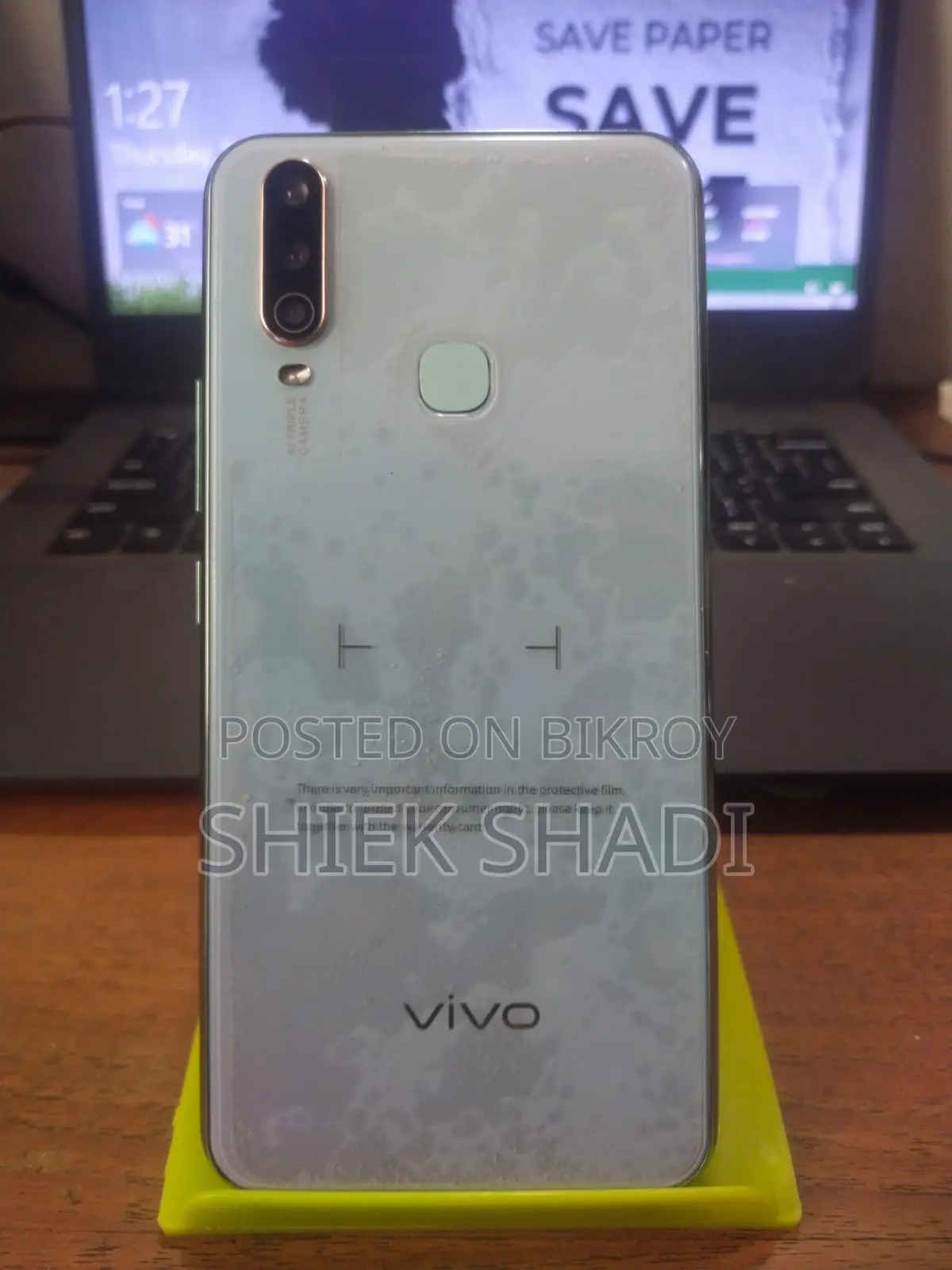 Vivo Y17 256 GB Blue