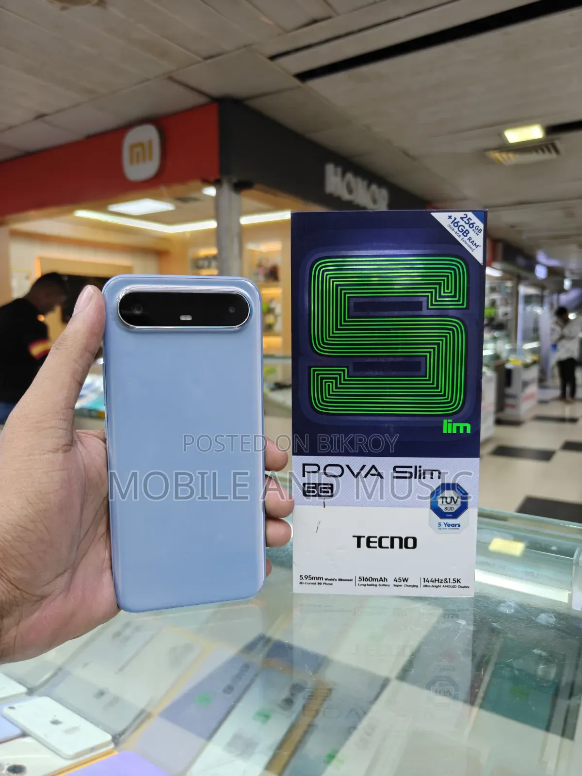 টেকনো পোভা স্লিম ৫জি ২৫৬ জিবি নীল