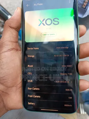 নতুন ইনফিনিক্স নোট এজ ১২৮ জিবি সবুজ