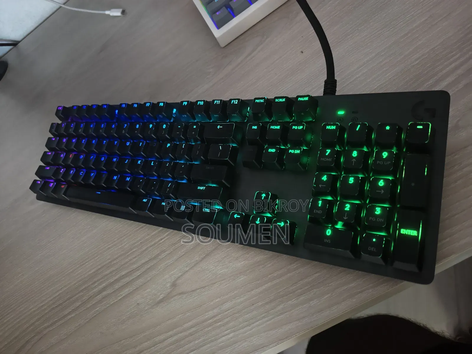 Logitech G512 Carbon RGB Mechanical Keyboard — GX Blue Switch