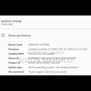 Laptop Lenovo ThinkPad T470p 16GB Intel Core i5 SSD 256GB
