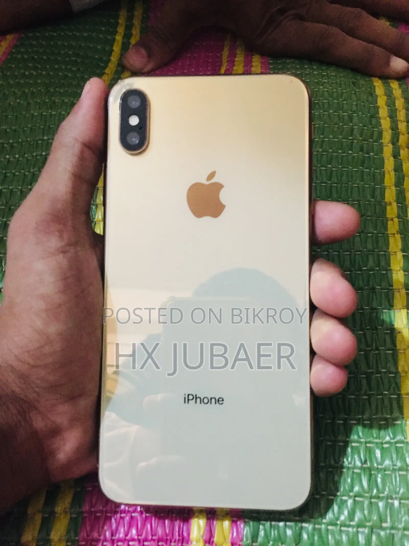 অ্যাপল আইফোন এক্সএস ম্যাক্স ২৫৬ জিবি হলুদ