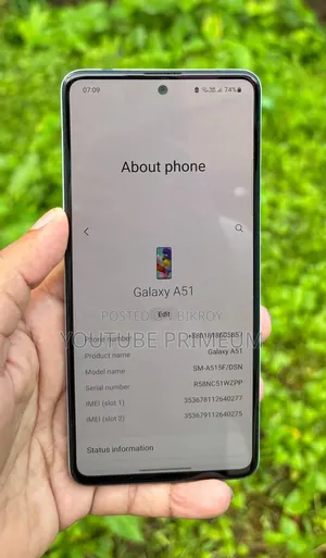 স্যামসাং গ্যালাক্সি এ৫১ ১২৮ জিবি নীল