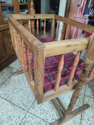 Wooden Baby Cradle