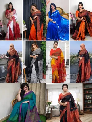 🌸 Nokshi Tangail – Premium Dhupian Silk Saree 🌸 Free Delivery