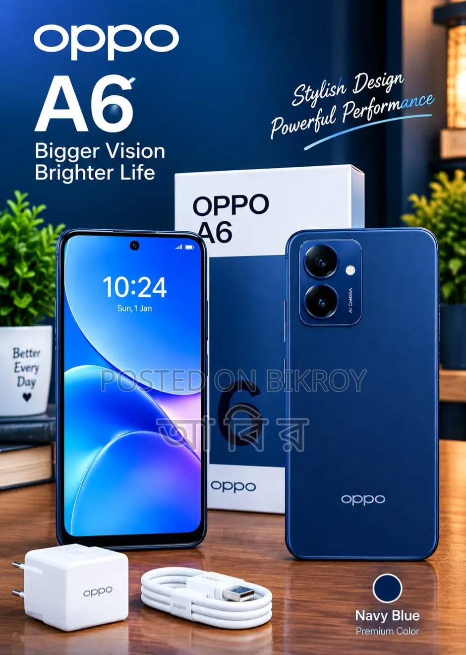 Oppo A6 128 GB Green