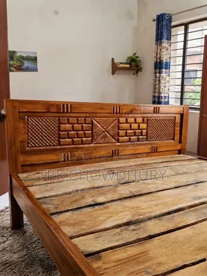 Completely Fresh 5/7 Double Bed for Sale