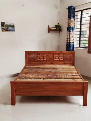 Completely Fresh 5/7 Double Bed for Sale