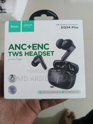 Eq34 Plus Anc+enc TWS Headset Hoco Brand