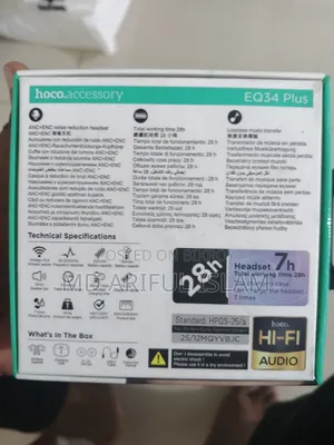 Eq34 Plus Anc+enc TWS Headset Hoco Brand