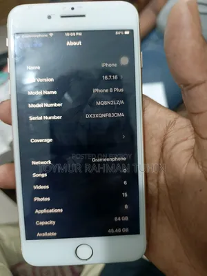 New Apple iPhone 8 Plus 64 GB Gold