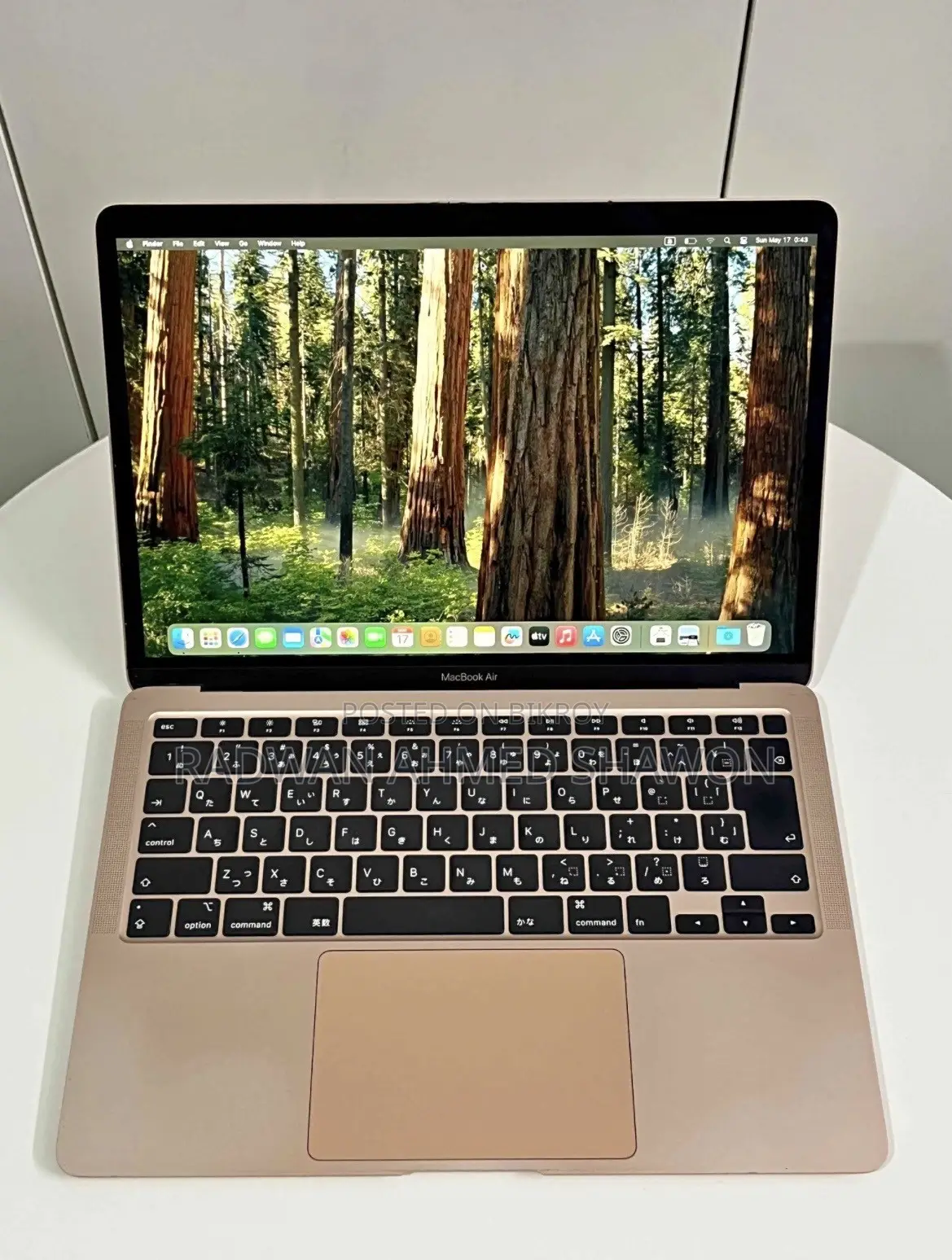 Laptop Apple MacBook Air 2020 8GB Intel Core i3 SSHD+SSD 256GB
