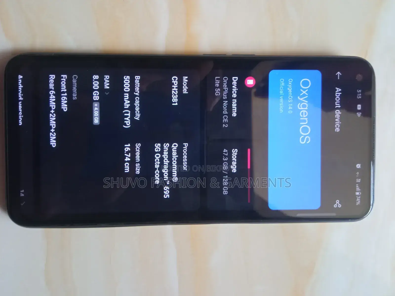 OnePlus Nord CE 2 Lite 5G 128 GB Black