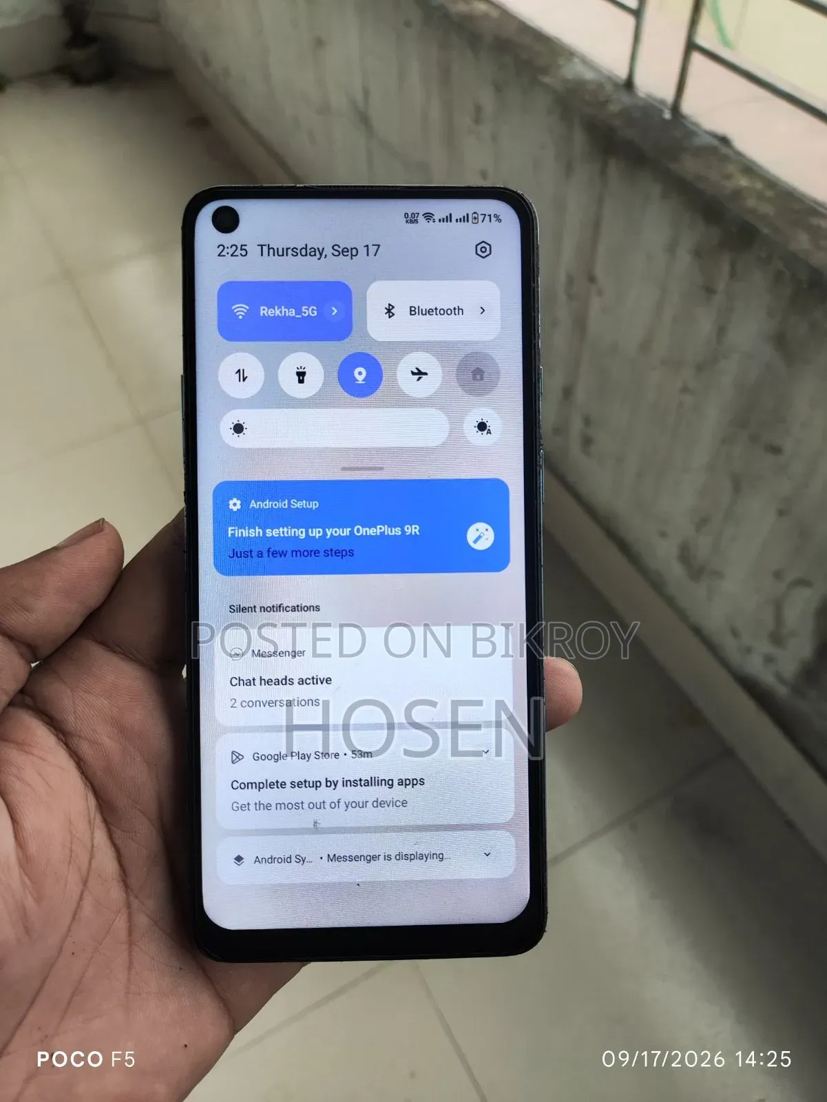 নতুন ওয়ানপ্লাস ৯আর ২৫৬ জিবি গ্রাফাইট