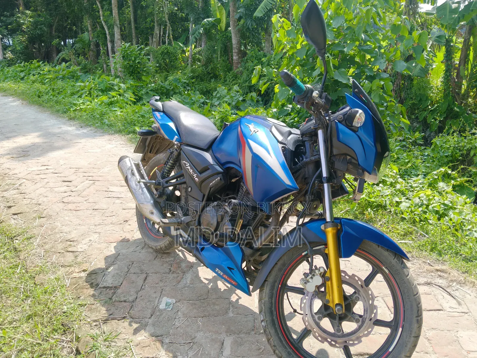 TVS Apache RTR 160 2V 2018 Blue
