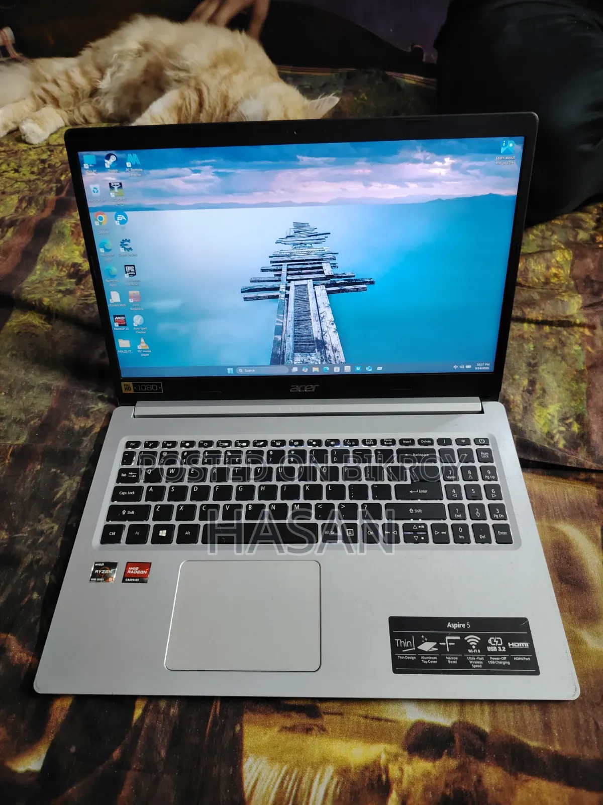 Laptop Acer Aspire 5 16GB AMD Ryzen 5 SSD 512GB