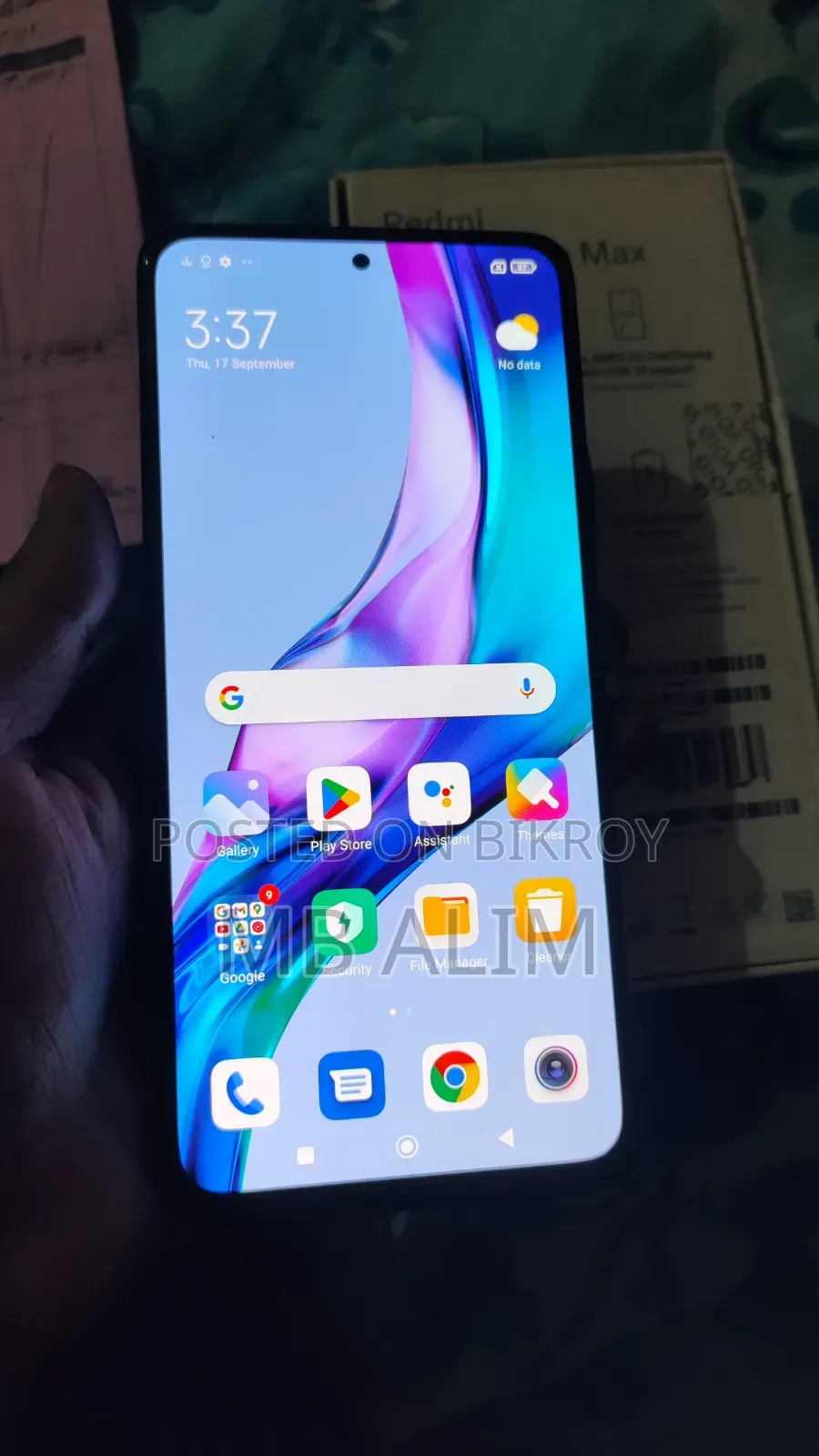 Xiaomi Redmi Note 10 Pro Max 128 GB Black