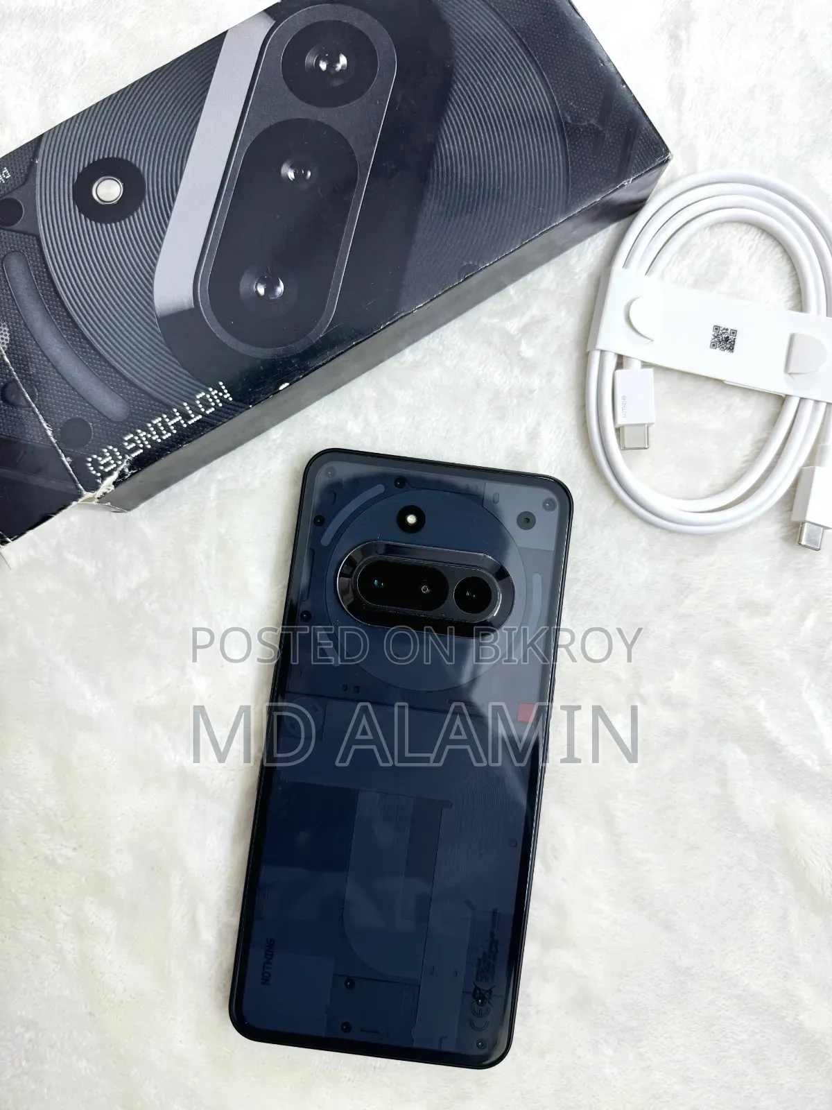 নাথিং ফোন ৩এ ২৫৬ জিবি কালো