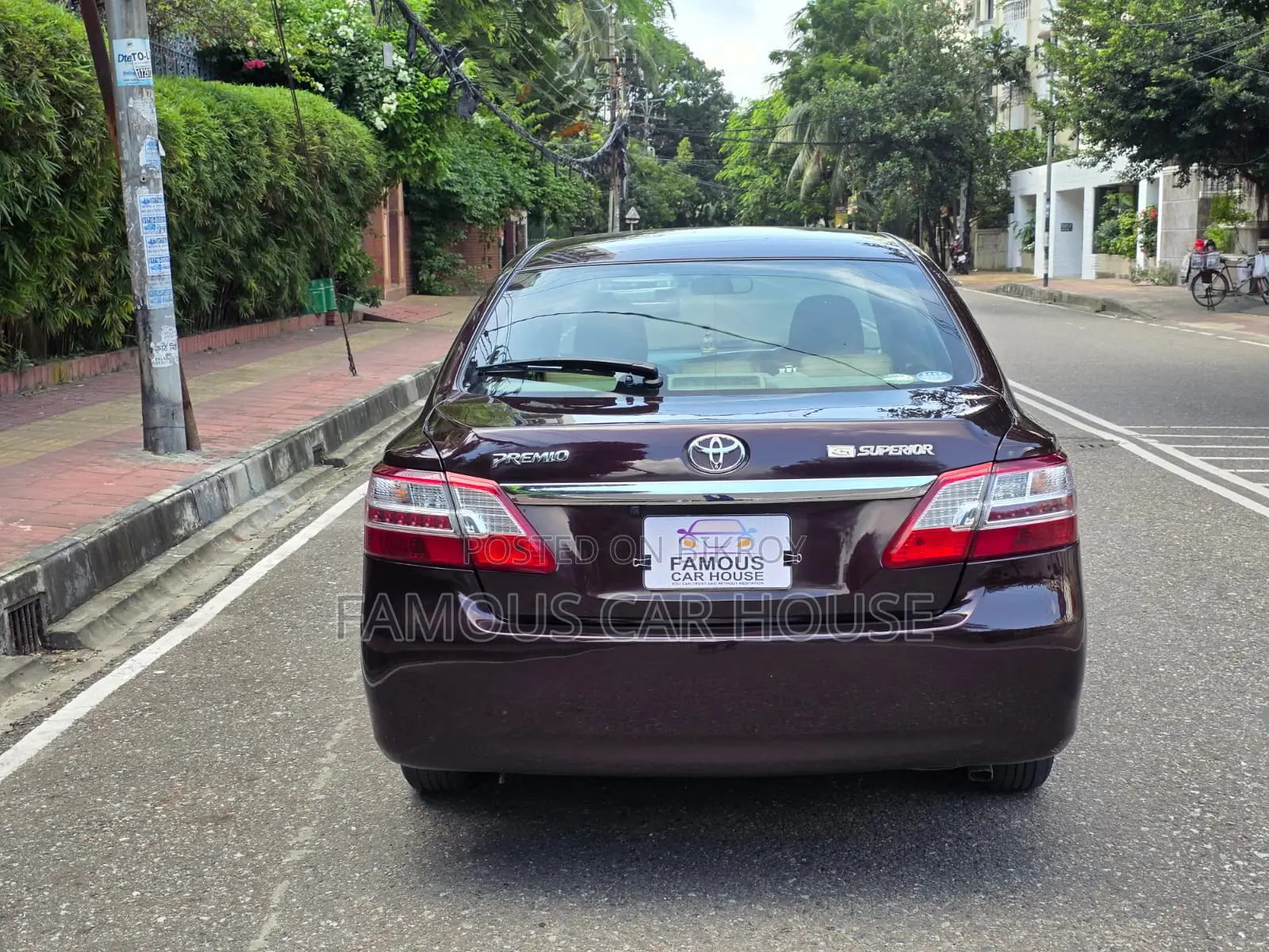 Toyota Premio 1.5 Front-Wheel Drive 2015 Maroon