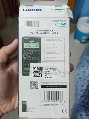 অফিসিয়াল ক্যাসিও এফএক্স ১০০এমএস ক্যালকুলেটর