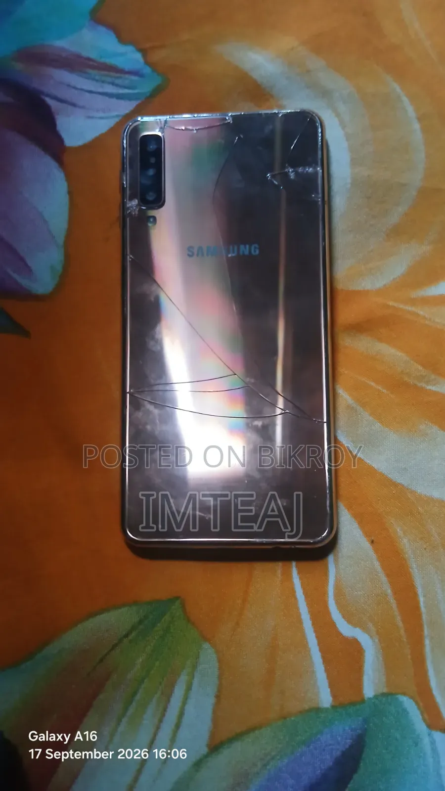 স্যামসাং গ্যালাক্সি এ৭ ৬৪ জিবি কালো