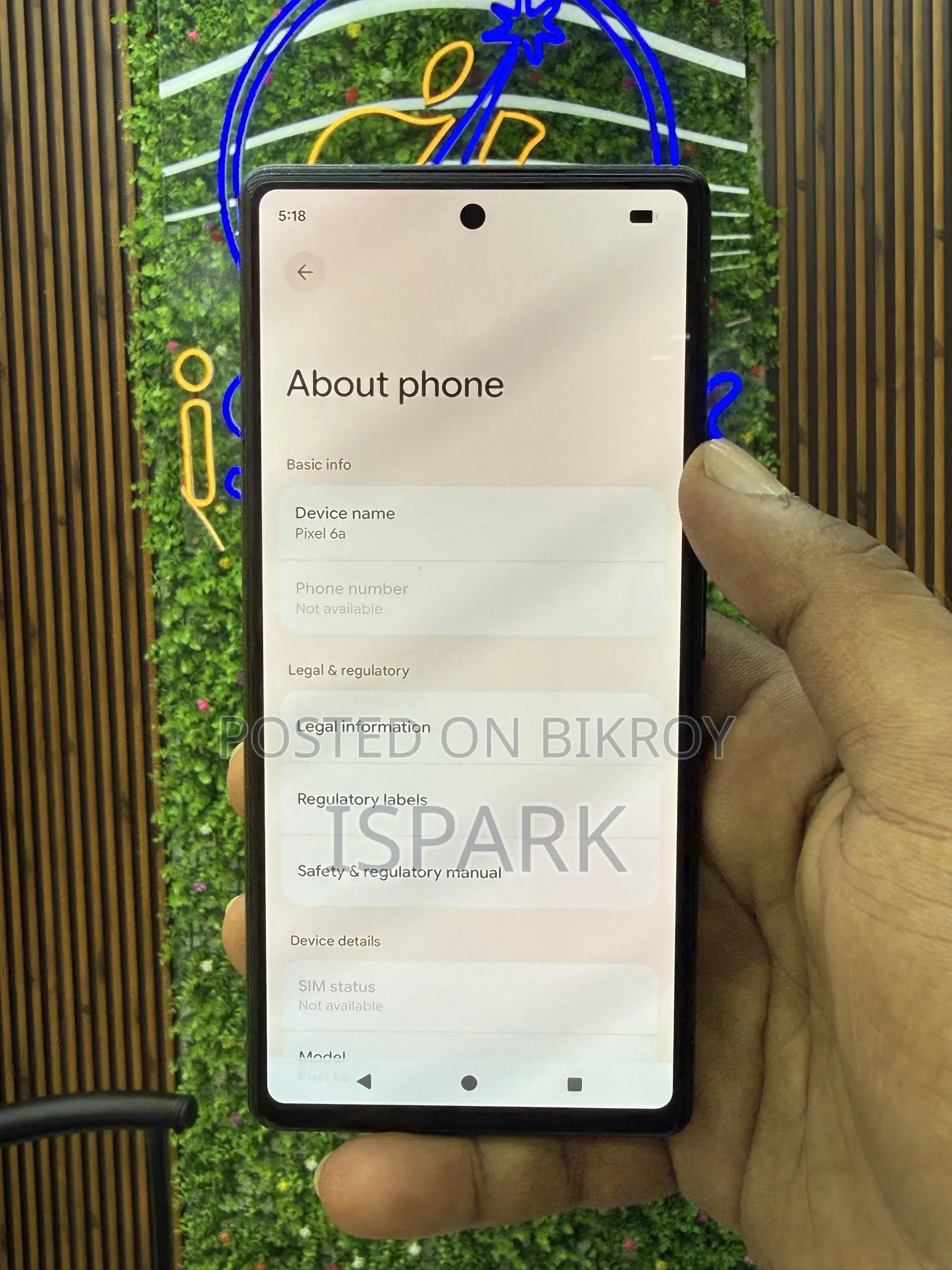 Google Pixel 6a 128 GB White