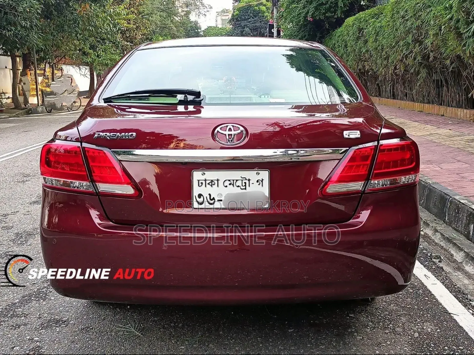 Toyota Premio 2019 Maroon