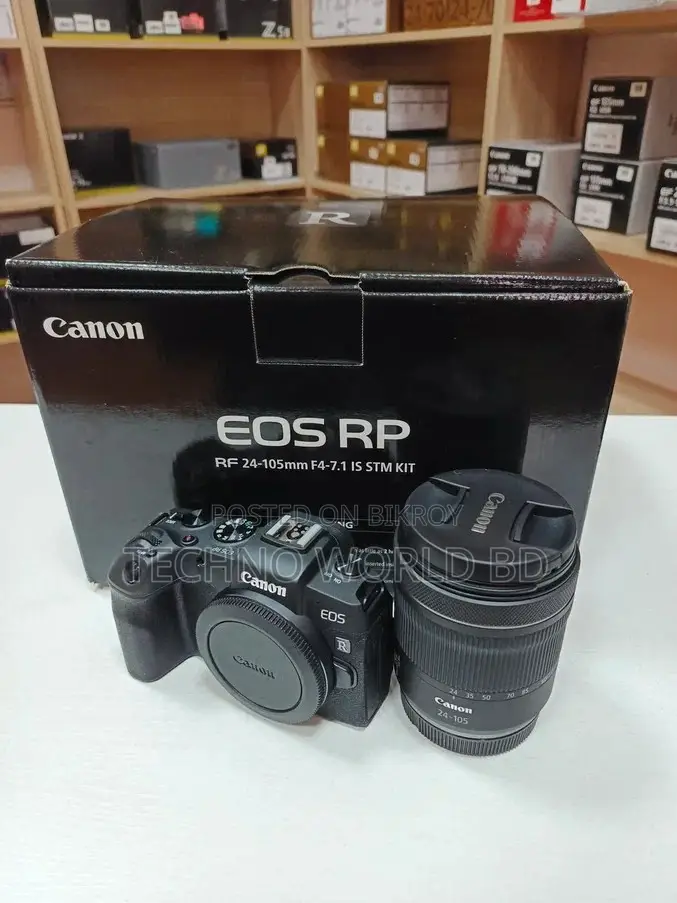 Canon EOS RP Mirrorless Camera With 24-105mm F/4-7.1 IS STM Lens