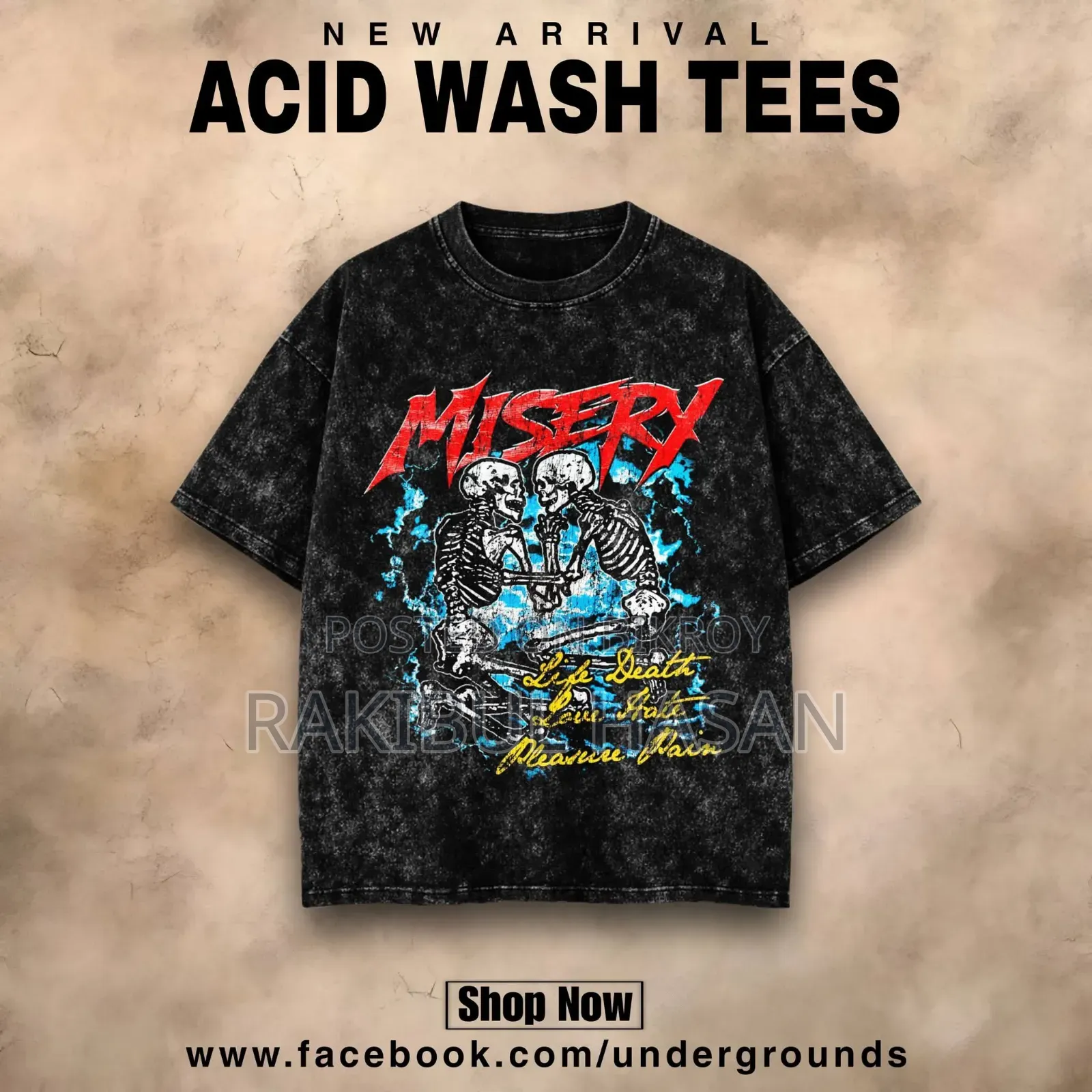 Drop Shoulder T Shirt