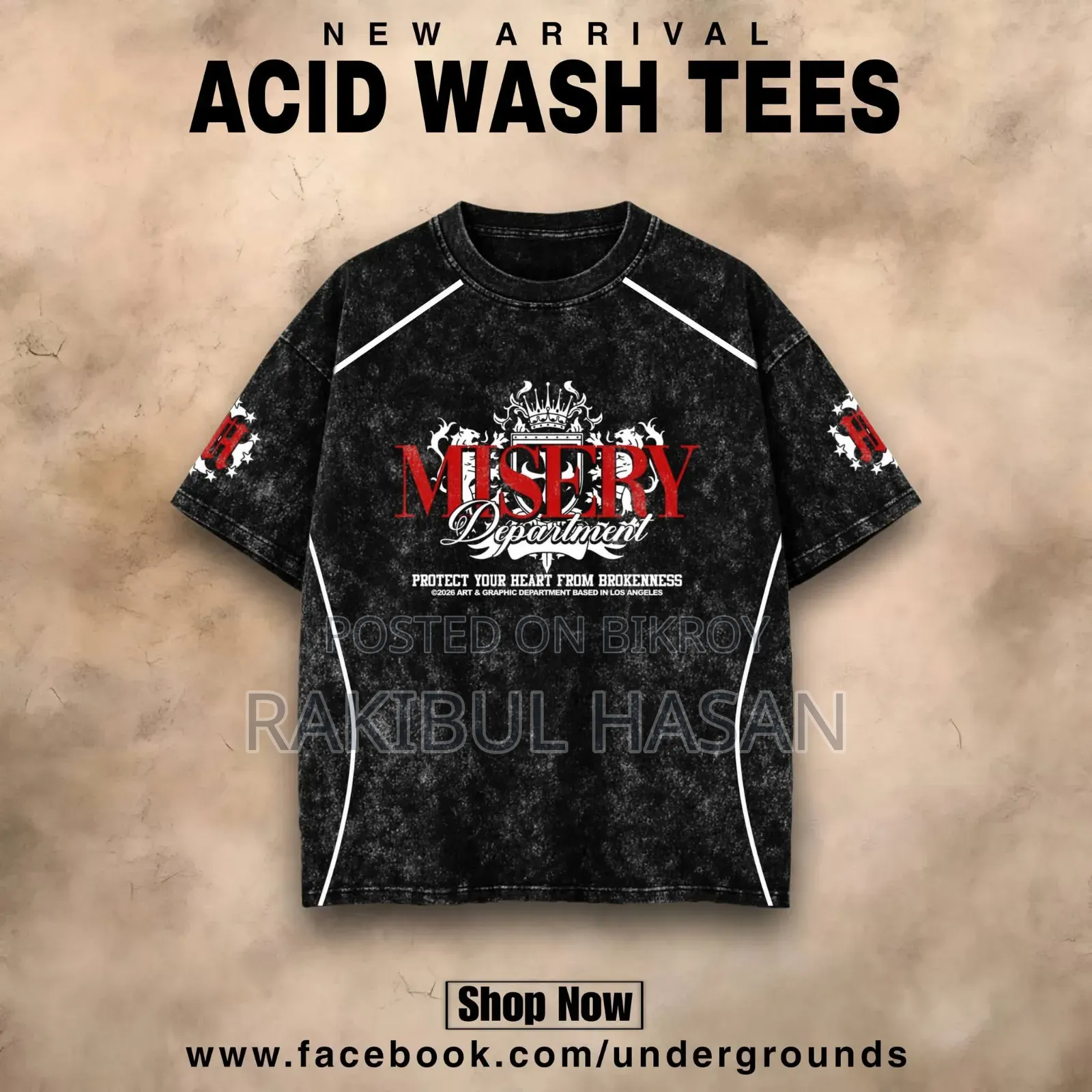 Drop Shoulder T Shirt