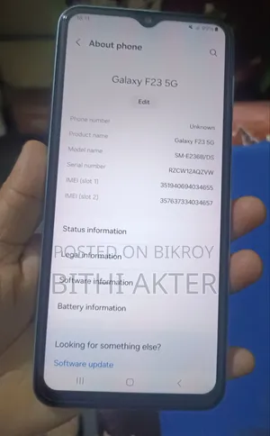 Samsung Galaxy F23 128 GB Silver