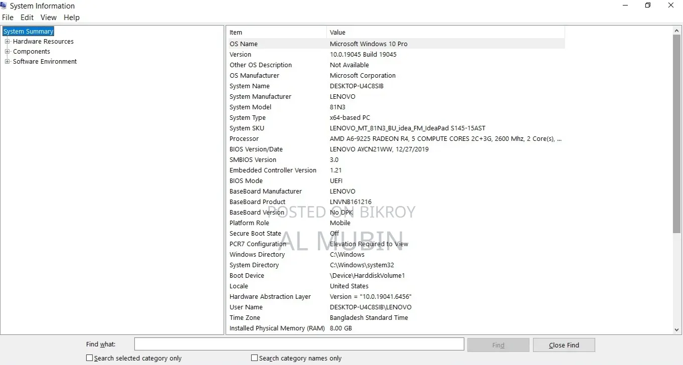 Laptop Lenovo IdeaPad S145 8GB AMD A6 HDD+SSD 1T