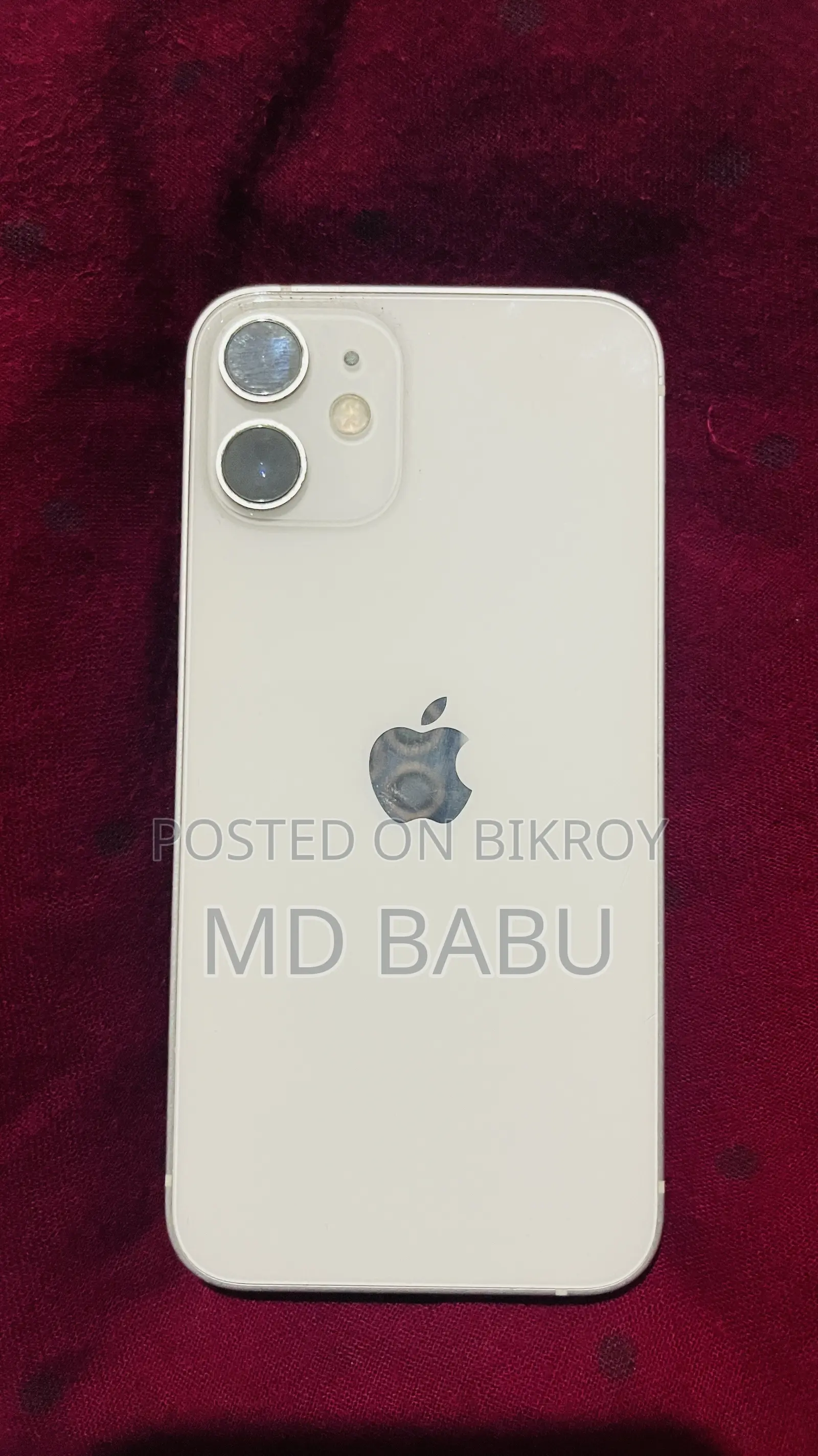 অ্যাপল আইফোন ১২ মিনি ৬৪ জিবি সাদা