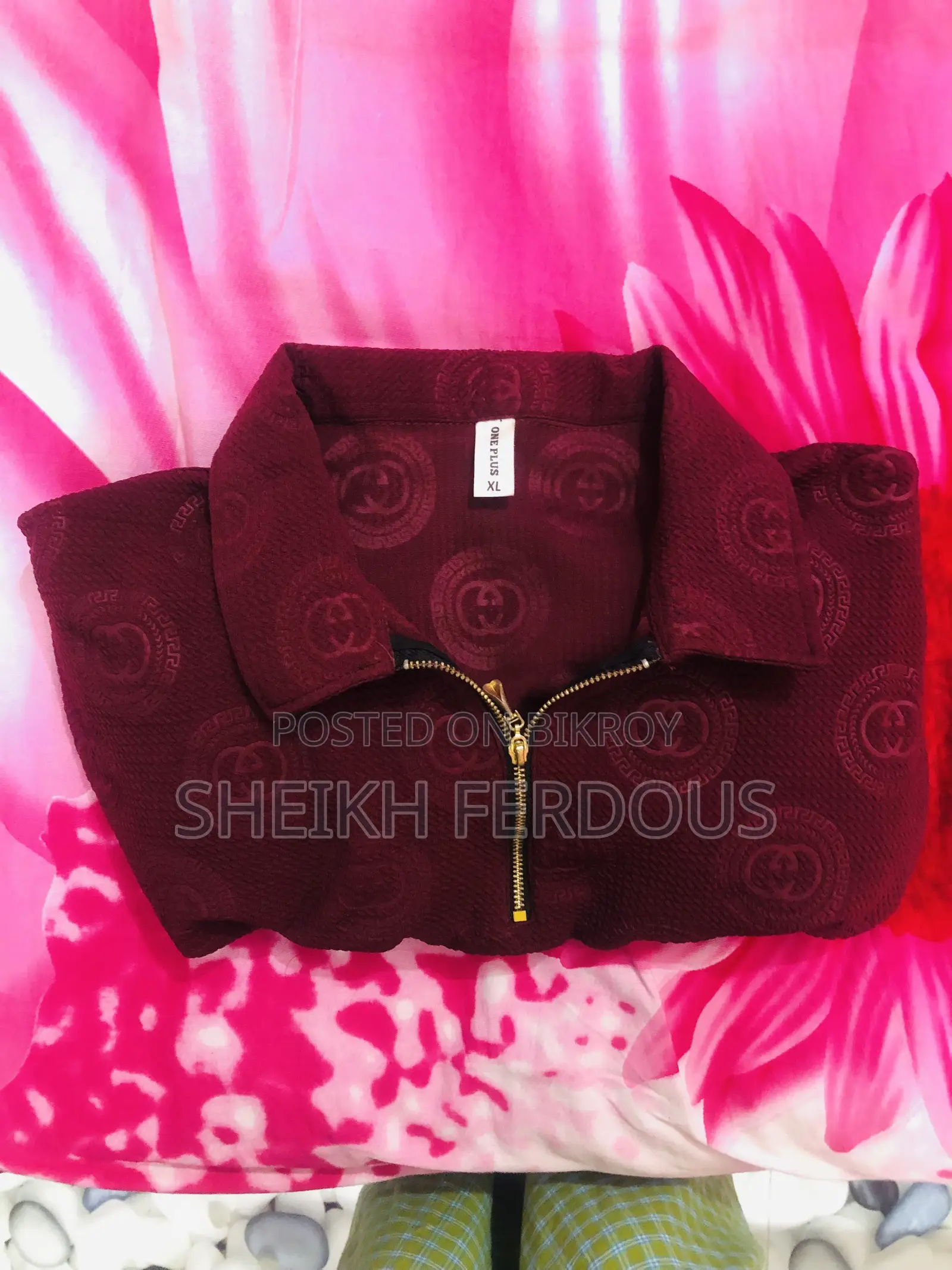 Half-Zip Polo Drop-Shoulder