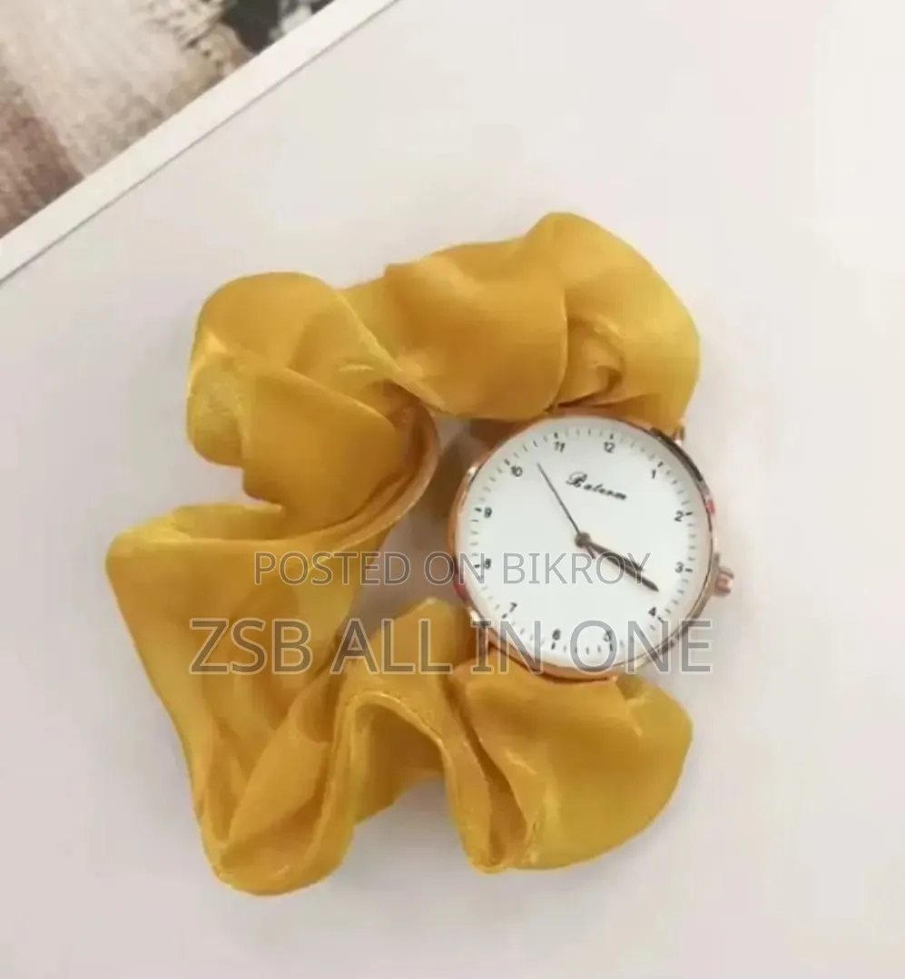 উইমেন্স ক্লথ বেল্ট ফ্যাশন ব্রেসলেট ওয়াচ