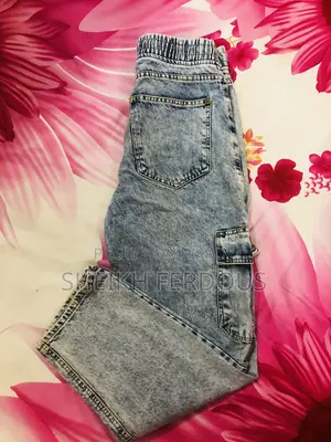 স্নো-ওয়াশ ডেনিম কার্গো