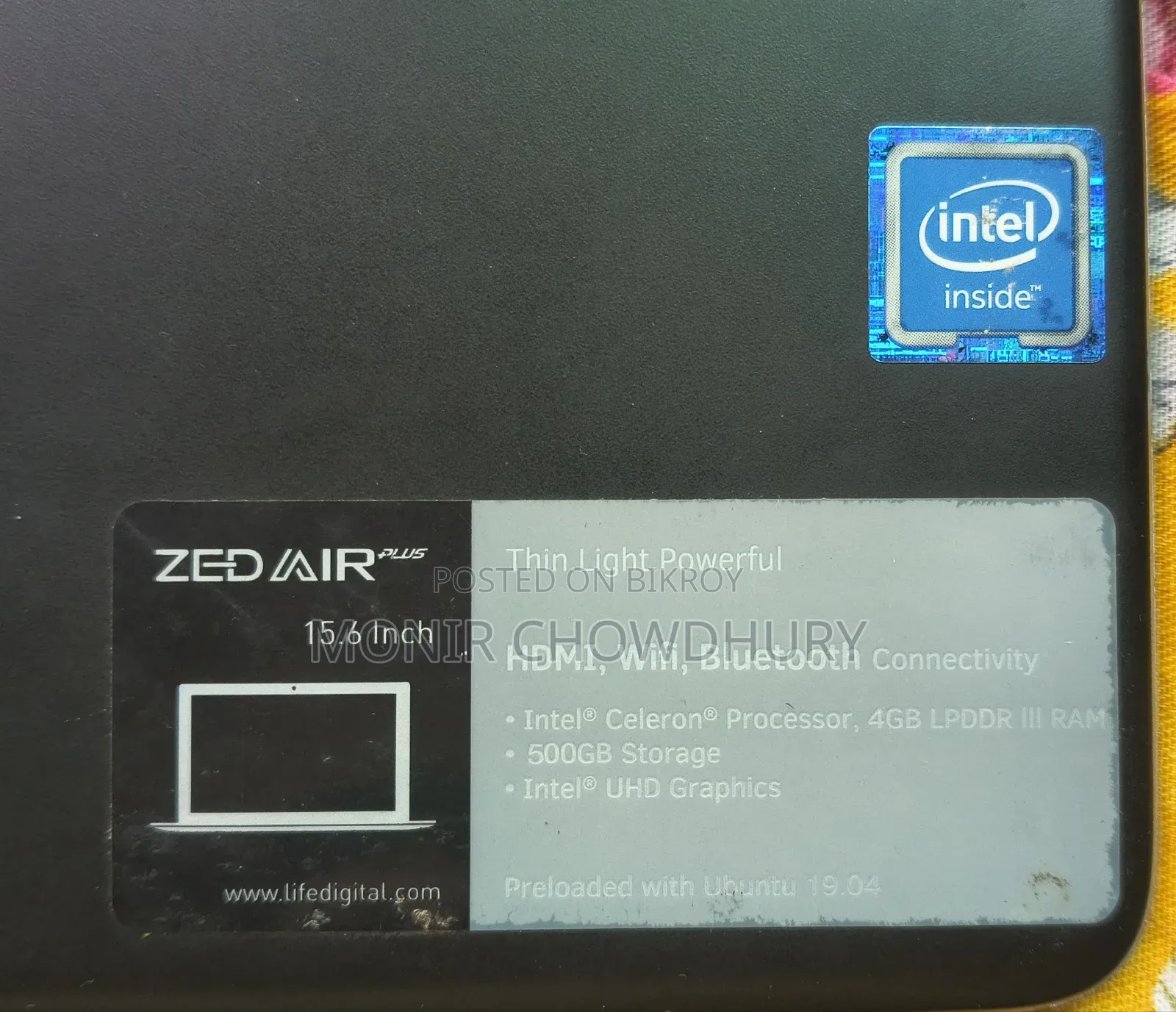 Laptop Minisonic 2GB Intel Celeron HDD 512GB