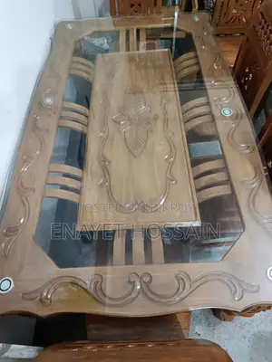 Victoria Design Dining Table (Segun Wood)