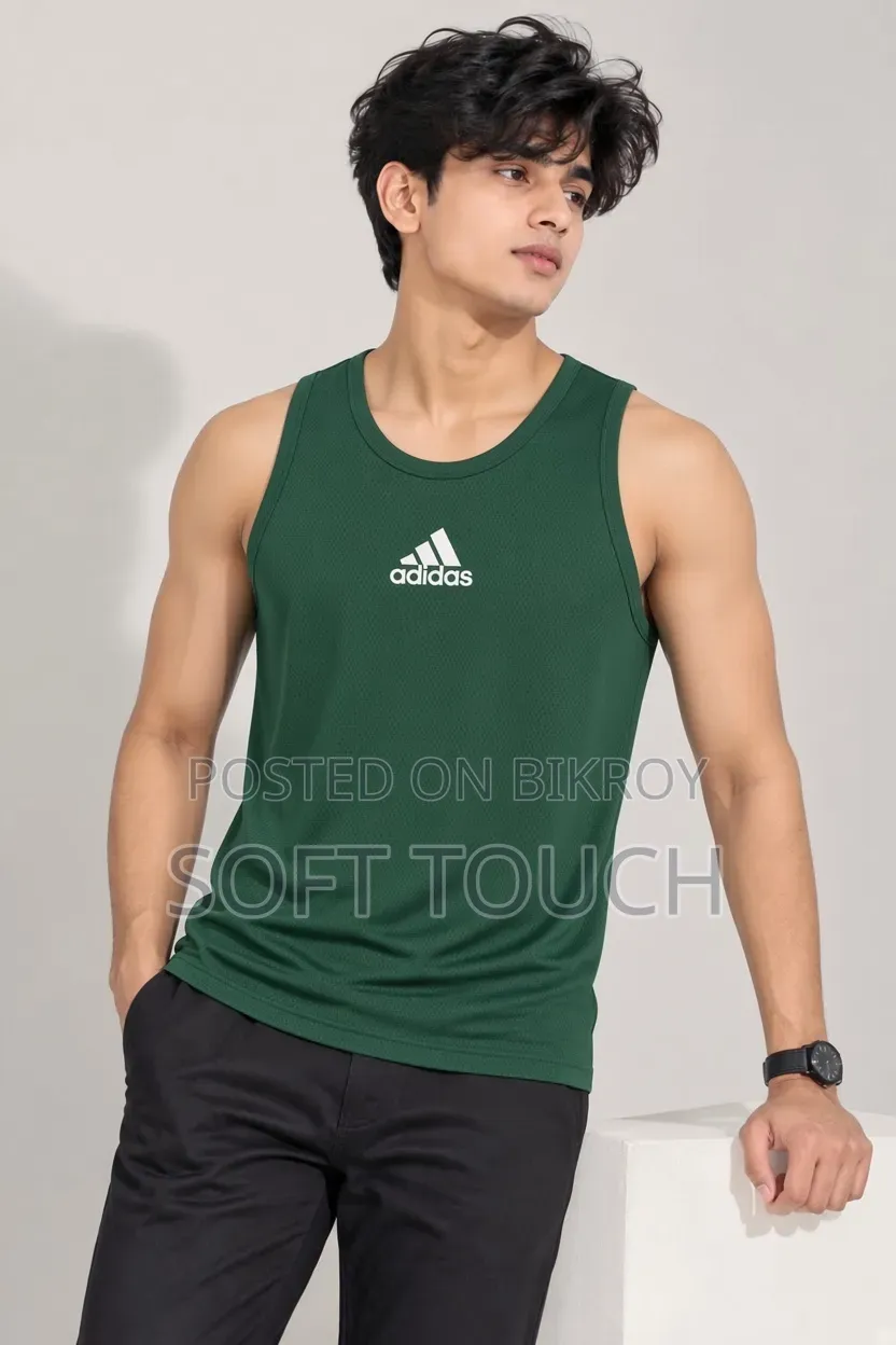 Adidas মেশ স্লিভলেস ট্যাঙ্ক টপ (পুরুষদের জন্য)