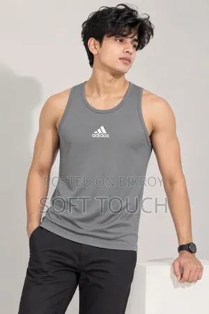 Adidas মেশ স্লিভলেস ট্যাঙ্ক টপ (পুরুষদের জন্য)