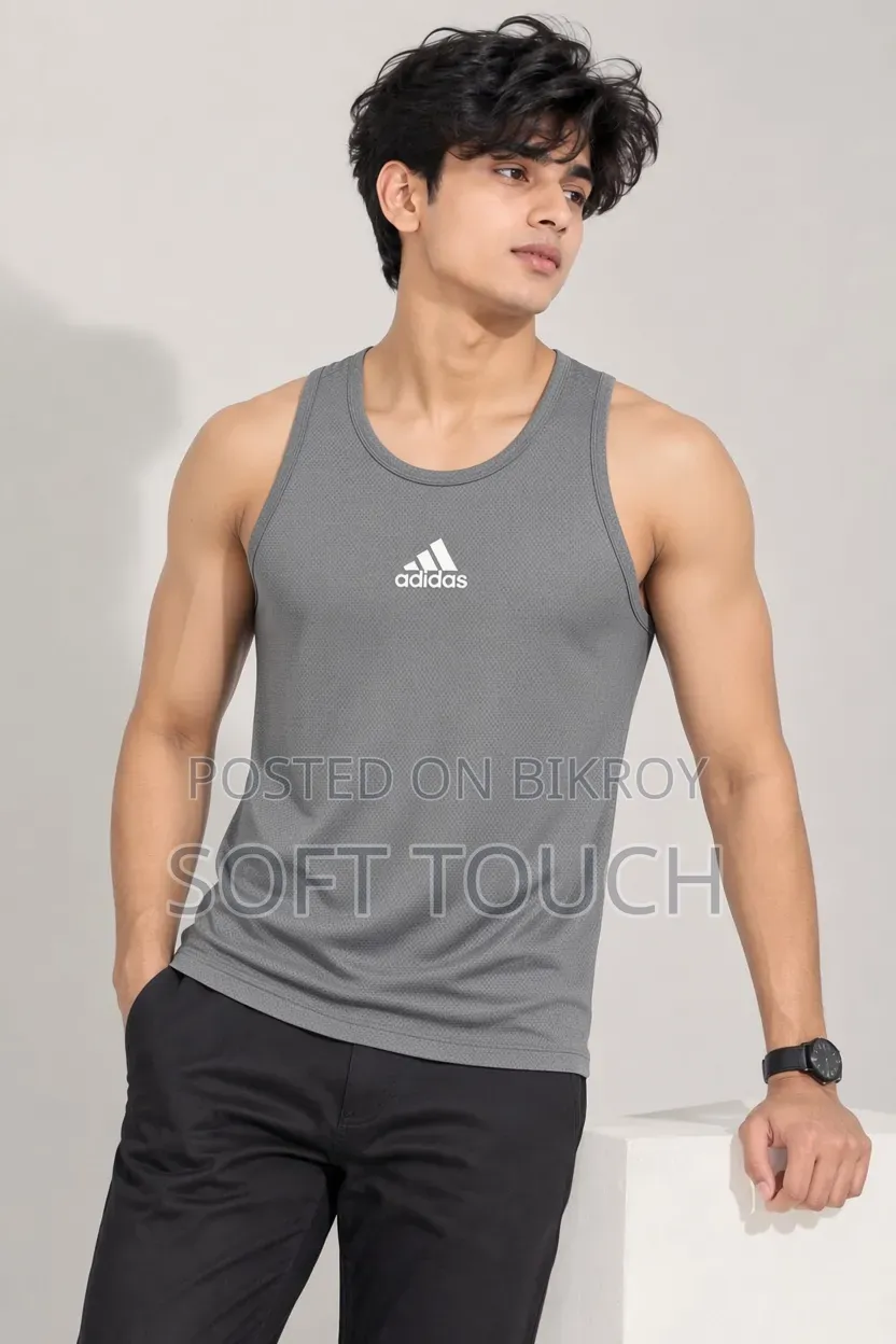 Adidas মেশ স্লিভলেস ট্যাঙ্ক টপ (পুরুষদের জন্য)