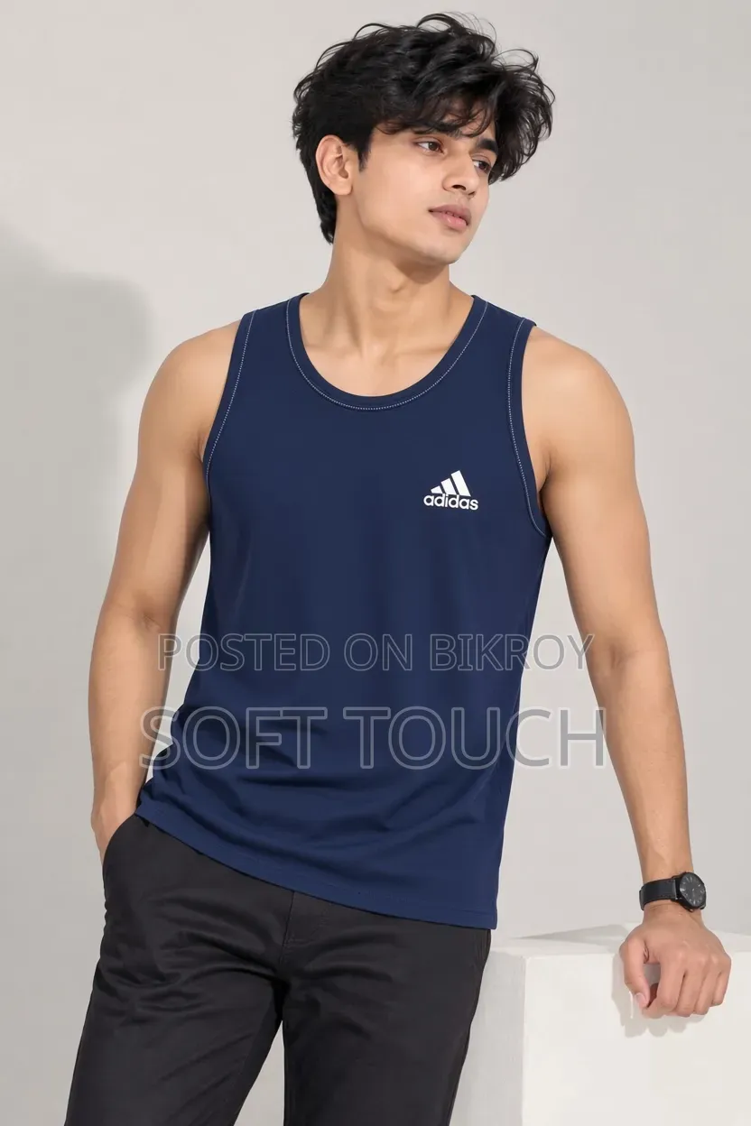 Adidas মেশ স্লিভলেস ট্যাঙ্ক টপ (পুরুষদের জন্য)