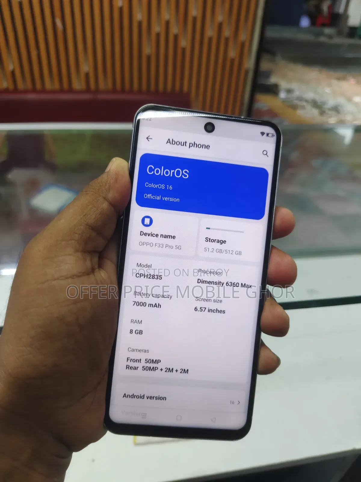 Oppo F33 Pro 256 GB White
