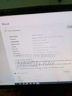 Desktop Computer Gigabyte 4GB Intel Core i3 SSD 128GB