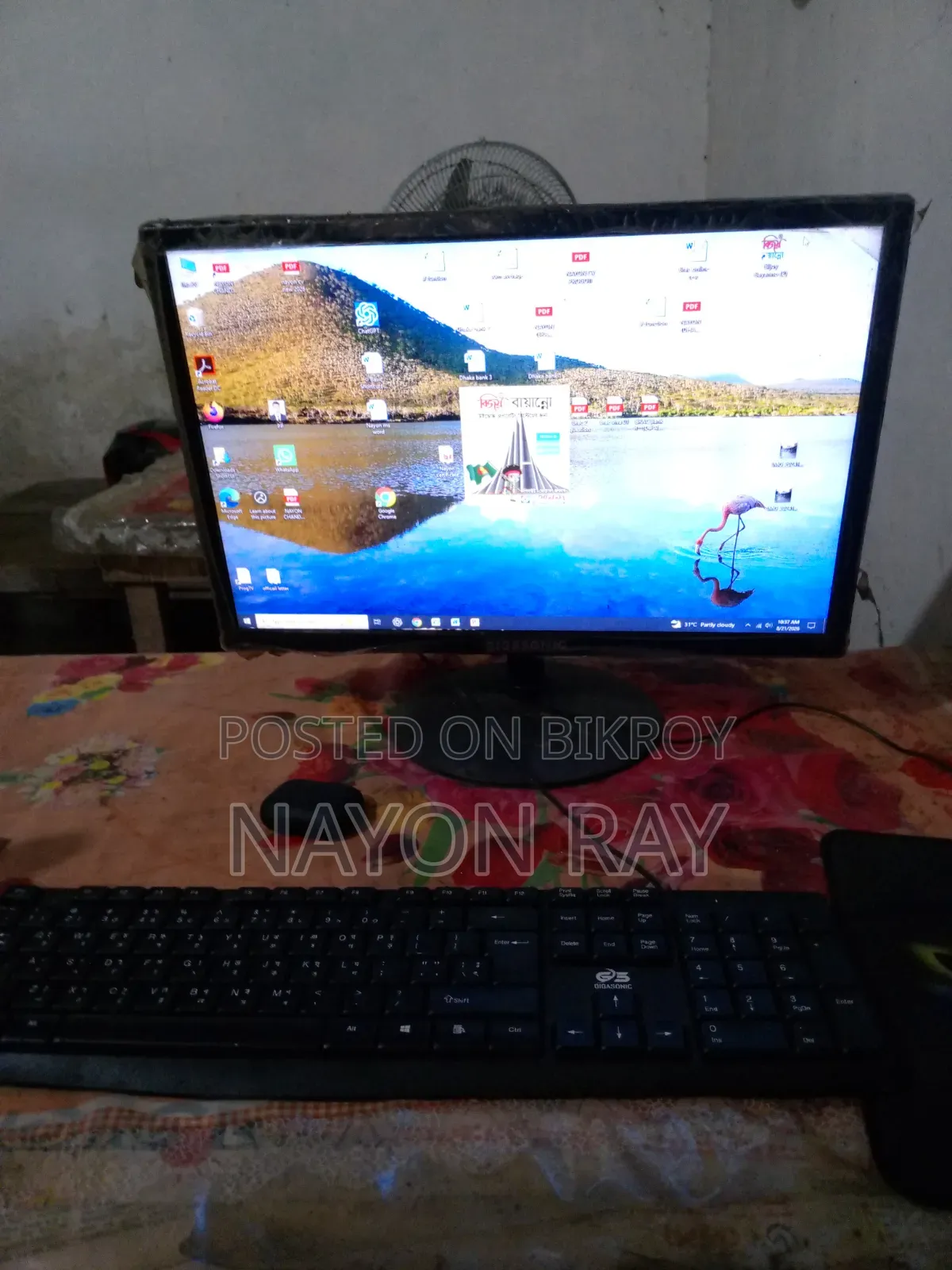 Desktop Computer Gigabyte 4GB Intel Core i3 SSD 128GB