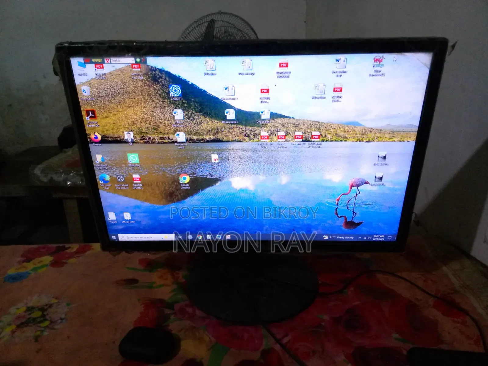 Desktop Computer Gigabyte 4GB Intel Core i3 SSD 128GB