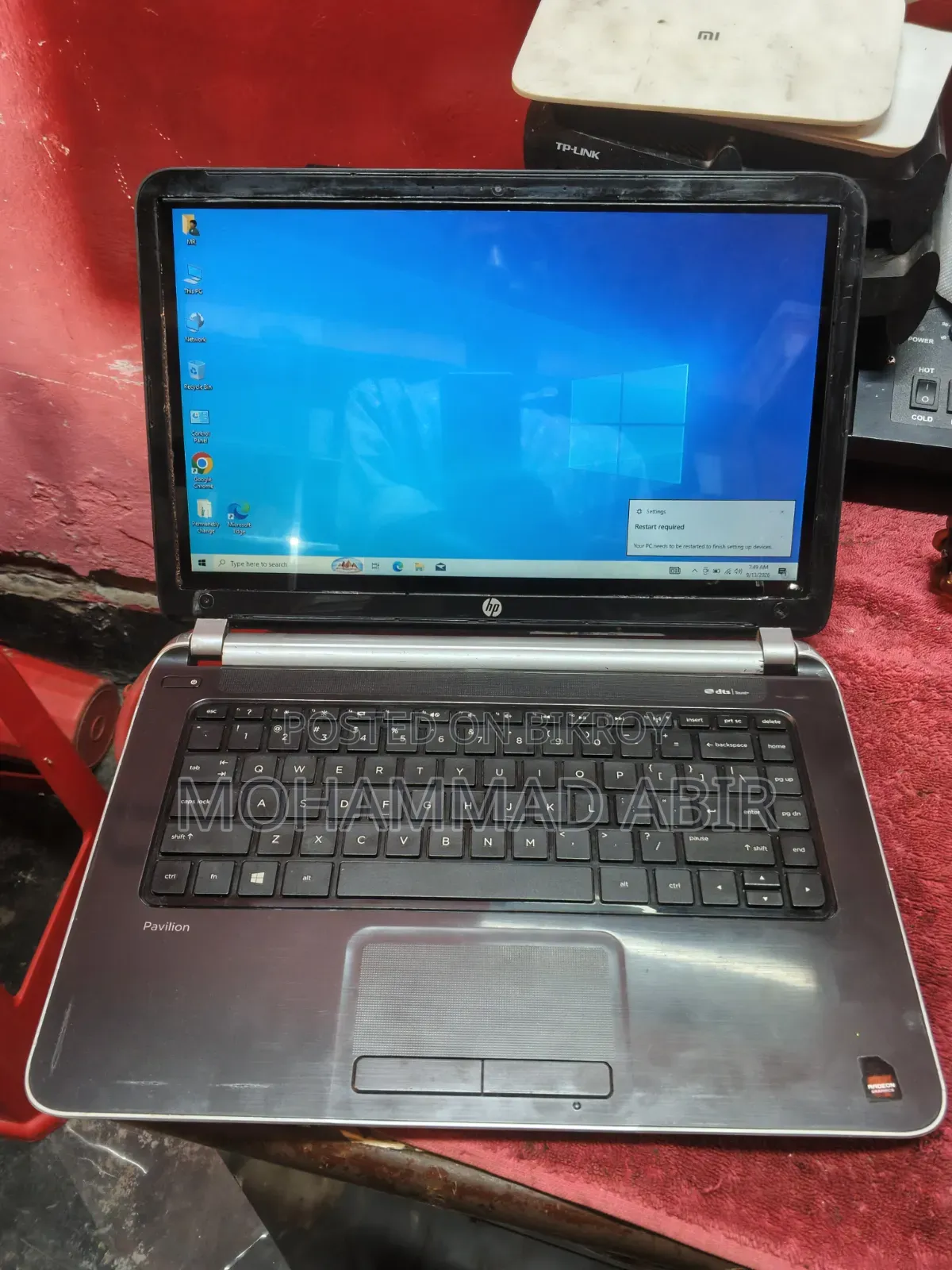 Laptop HP Pavilion 15-cs3063cl 8GB RAM Intel Core i5 500GB HDD